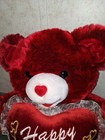 Dan Dee Collectors Sweetheart Plush Teddy Bear 20  Happy Valentines Day 2003 Red