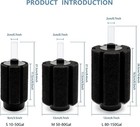100-120 Gal Large Aquarium Sponge Filter With Air Stone And Ceramic Media 2 Pack