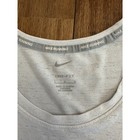 Nike Running Dri-fit Heather Light Grey Tank Top Size Large