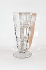 Steak  n Shake Embossed Milkshake Sundae Glasses 8 5  X 3 5  Clear Ice Cream