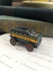 Ranger R r Train Car Trolley Tin Litho Wheels Turn Antique Vintage Toy Original