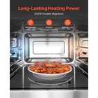 Uimoso Countertop Commercial Microwave Oven  0 9 Cu  Ft  1000w  With Safety Lock