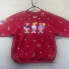 Hello Teddy Spumoni Sweatshirt L Beary Sports Club Vintage Puffy Paint Allover