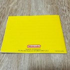 Nes nintendo Original Super Mario Bros 3 Left Bros Instruction Manual 