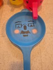 Worcester Toy Co Pots Blue Frying Pan And Smiling Face Plastic Pots Vintage