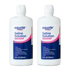  2 Pack  Equate Saline Solution For Sensitive Eyes  12 Fl Oz     Contact Lens Rins