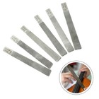 6 Piece Guitar Nut File Set For Fret Crowning And Slotting Luthier Tool-kit