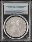 2024  1 Silver American Eagle First Strike Pcgs Ms70 - Blue Flag Label