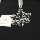 Swarovski Crystal 2016 Annual Large Snowflake Ornament  5180210  2 5  Wide