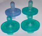 4 Philips Avent Super Soothie Pacifiers 0-18m Blue green Lot Free Shipping Clean