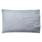 Nwt Set 2  Ralph Lauren Home King Pillowcases Oxford Blue Chambray Solid New