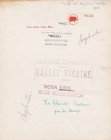 Nora Kaye   Igor Youskevitch-ballet Dancers-original 8 X 10 Photo-1940s