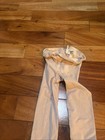 Capezio Light Beige Tights Size S m Girls Dance Tights With Cut Out