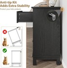 6 Drawer Dresser Wooden Chest Of Drawers Organizer For Living Room Bedroom