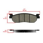Rear Brake Pads For Yamaha R6 Yzf-r6 1999 2000 2001 2002   5eb-w0046-00-00