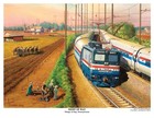 2027 Railroad Calendar Peter Lerro Jr D h  Prr  Nyc  East Broad Top   Up Big Boy