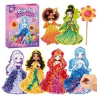 Twinkle Charm Poke Art Craft Kit For Girls 4-8     Princess Craft Kit With 800  