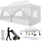 Canopy 10x20ft Heavy Duty Heavy Duty Party Tent Outdoor Commercial Event Gazebo