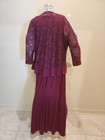 Womans Size 18 Formal Long Dress With Lace And Sequin Jacket