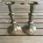 Empire Candlesticks Pewter Weighted 834 Pair 7   