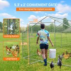 10x10   13x10   20x10  Chicken Coop Run Hen House Enclosed Backyard Poultry Cage