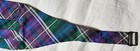 Polo Ralph Lauren Color Plaid 100  Silk Cummerbund Made In Usa Large Vtg