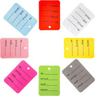 2000 Pcs Price Tags  1 97  X 1 38  Clothing Tags  Multi-colors Merchandise Marki