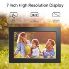 7 Inch Digital Picture Frame  Digital Photo Frame With 16 9 Hd Lcd Screen  Re   