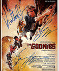 The Goonies Signed Movie Poster 11x17 With Coa - Authentic Memorabilia