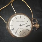 Elgin National Watch Co Gold Filled Yellow Gold Full Hunter Pocket Watch Roman