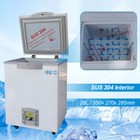 -86    28l Ultra Low Temperature Freezer -86 Degree Lab Deep Freezer Samples 110v
