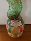 Rare Vintage 1976 Glass 32 3 4  Chianti Tall Italian Wine Bottle Spiral Design