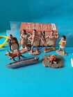 Powhatan Indians Toob Mini Figures Safari Ltd    Pilgrims  Educational Figurines