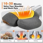 Neck Massager Pillow With Heating Cervical Traction Pain Relief Shoulder Massage