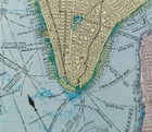 Vintage 1903 New York City Ny Map 14 x22    Old Antique Original Manhattan Nyc