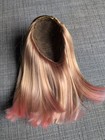 Summer Mckinny Wig B Pink Blonde Hair American Girl Doll Custom Replacement