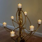 2 x2  Real Wax Flameless Led Votive Candles  6h Timer  6 Pack