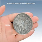 Antique Liberty Indian Head Ten Dollar Coin - Uncirculated Morgan Silver Dollar