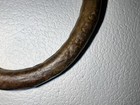 Celtic Bronze Ring Money - Gilded Proto-currency - Iron Age Inscribed Artifact