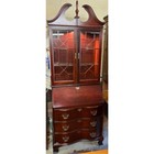 Jasper Cabinet Company Antique Colonial Cherry Secretary Desk
