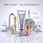 Metal Polish 4 Ounce Concentrated Formula - Removes Tarnish And Oxidation