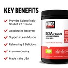 Force Factor Bcaa Powder 2 1 1 Ratio  Amino Acid Supplement  30 Servings