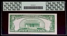 1928 A  5 Dollar Federal Reserve Note Boston Pcgs 58 Ppq Serial   A15770689a