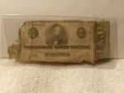 Confederate States America 1 Dollar Note Currency 1862 Paper Money 7 Rarity
