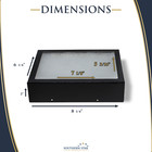 3 Pack Of 6 X 8 X 2 Riker Display Cases Box For Collectibles  Arrowheads   More
