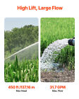 2hp Deep Well Submersible Pump Stainless Steel Water Pump 31 7 Gpm 450 Ft