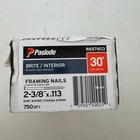 Paslode 657603 30   Framing Nails 2-3 8  X  113 Ring Shank 750 Qty