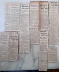 1937 Newspaper Lot  Scottsboro Case Appeals  Defendants Fight For Life  Freedom