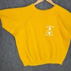 Vintage 70s Fremont Little Giants Short Sleeve Sweatshirt Yellow Raglan Xl