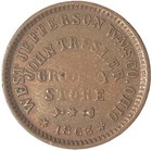 1863 Civil War Token Child   s One Penny Fuld Oh920a-1a R3